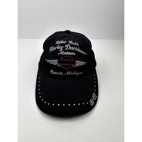 Harley-Davidson Accessories - Women's Vtg Harley Davidson Rhinestone Trucker Hat